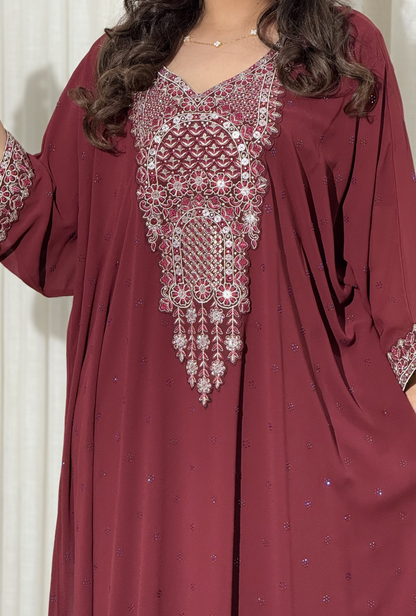 Zr 789 - جلابية ذوق راقٍ بإطلالة محتشمة