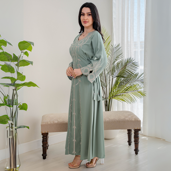 Bint Al-Bilad New Summer Collection 2025 | Stylish Jalabiyas & Kaftans - ZR-589