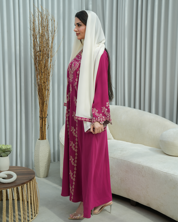 ZR725 - جلابية ذوق راقٍ بإطلالة محتشمة