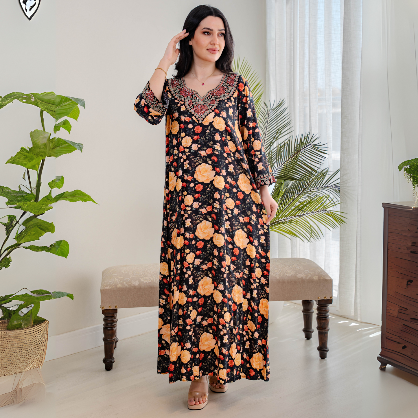 Bint Al-Bilad New Summer Collection 2025 | Stylish Jalabiyas & Kaftans - ZR-588