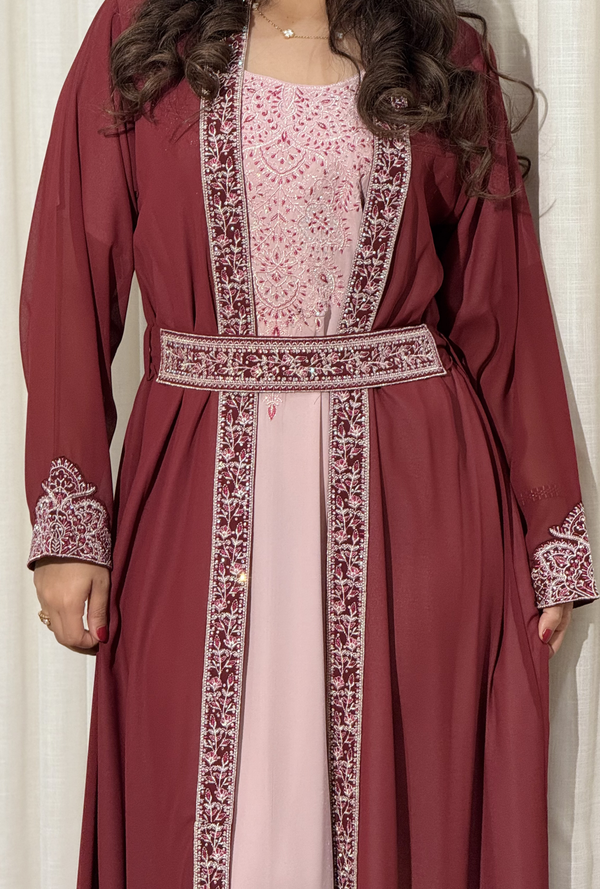 Zr748 - جلابية ذوق راقٍ بإطلالة محتشمة