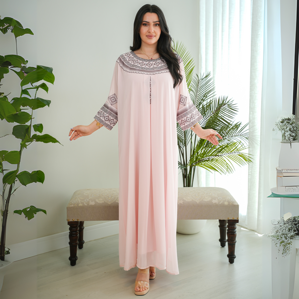 Bint Al-Bilad New Summer Collection 2025 | Stylish Jalabiyas & Kaftans - 4498