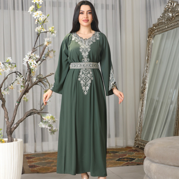 BintAlBilad Saudi Summer Jalabiya For Women New Collection Luxury Designs - ZR541
