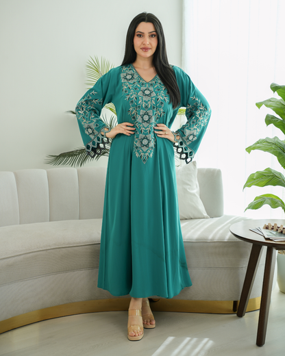 Elegant Eid Ul Fitr jalabiya with a distinctive modern design - 4480