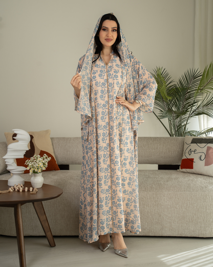 4578 - جلابية ذوق راقٍ بإطلالة محتشمة