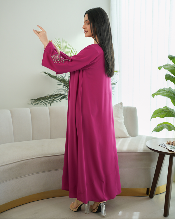 Majestic Grace Jalabiya – Where Saudi Elegance Meets Modern Style - 4555