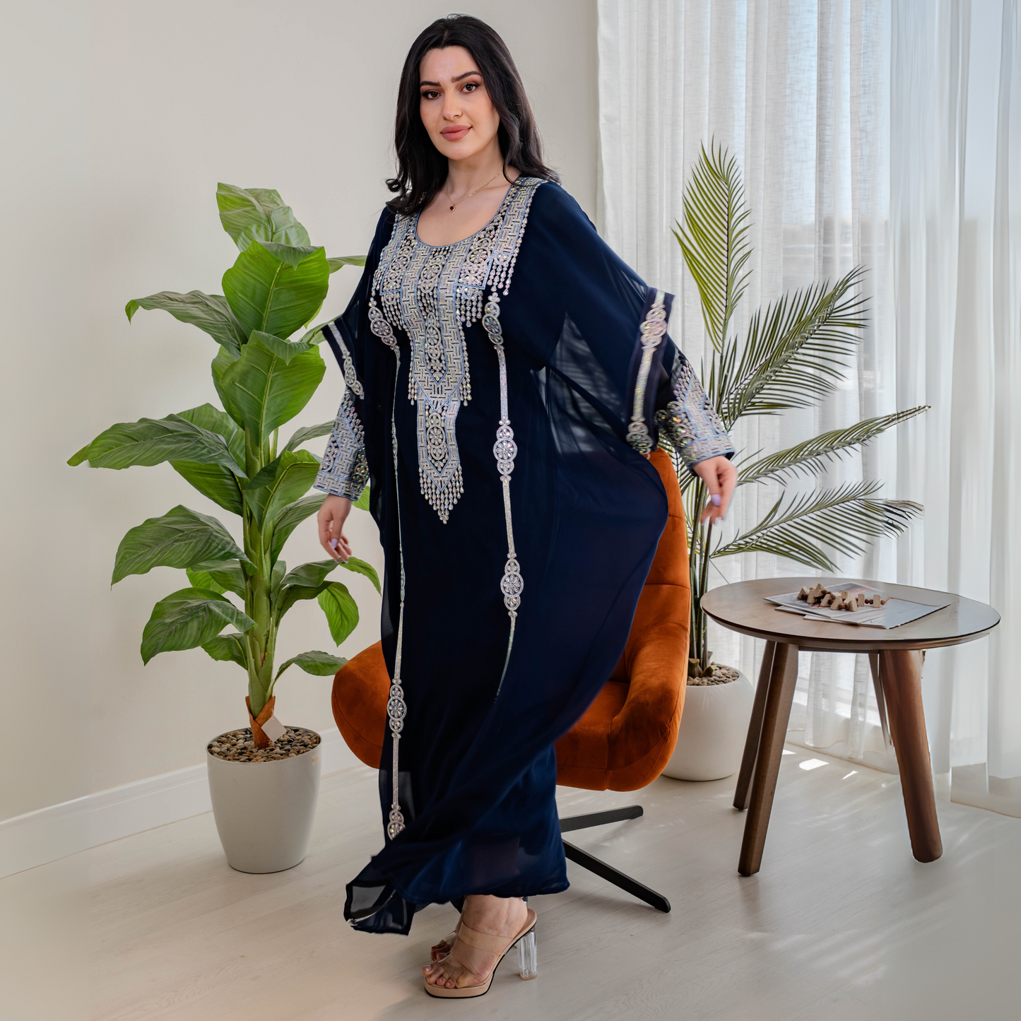 Bint Al-Bilad New Summer Collection 2025 | Stylish Jalabiyas & Kaftans - ZR-620