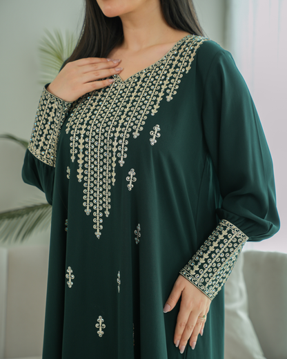 جلابية عيد الفطر الأنيقة بتصميم عصري مميز - 4417