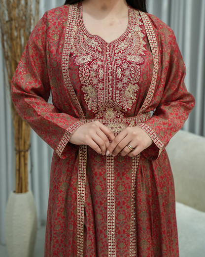 ZR662 - جلابية ذوق راقٍ بإطلالة محتشمة