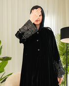 Winter Classic Abaya with Modern Cut – Timeless Modest Style By Bint Al Bilad - AB009