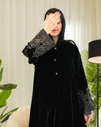 Winter Classic Abaya with Modern Cut – Timeless Modest Style By Bint Al Bilad - AB009