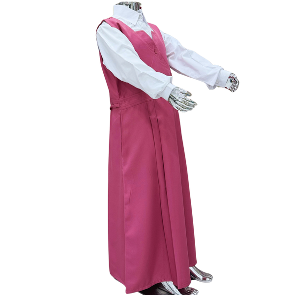 Saudi Girls’ School Uniform – Pink Jumper with White Shirt (Style - six)