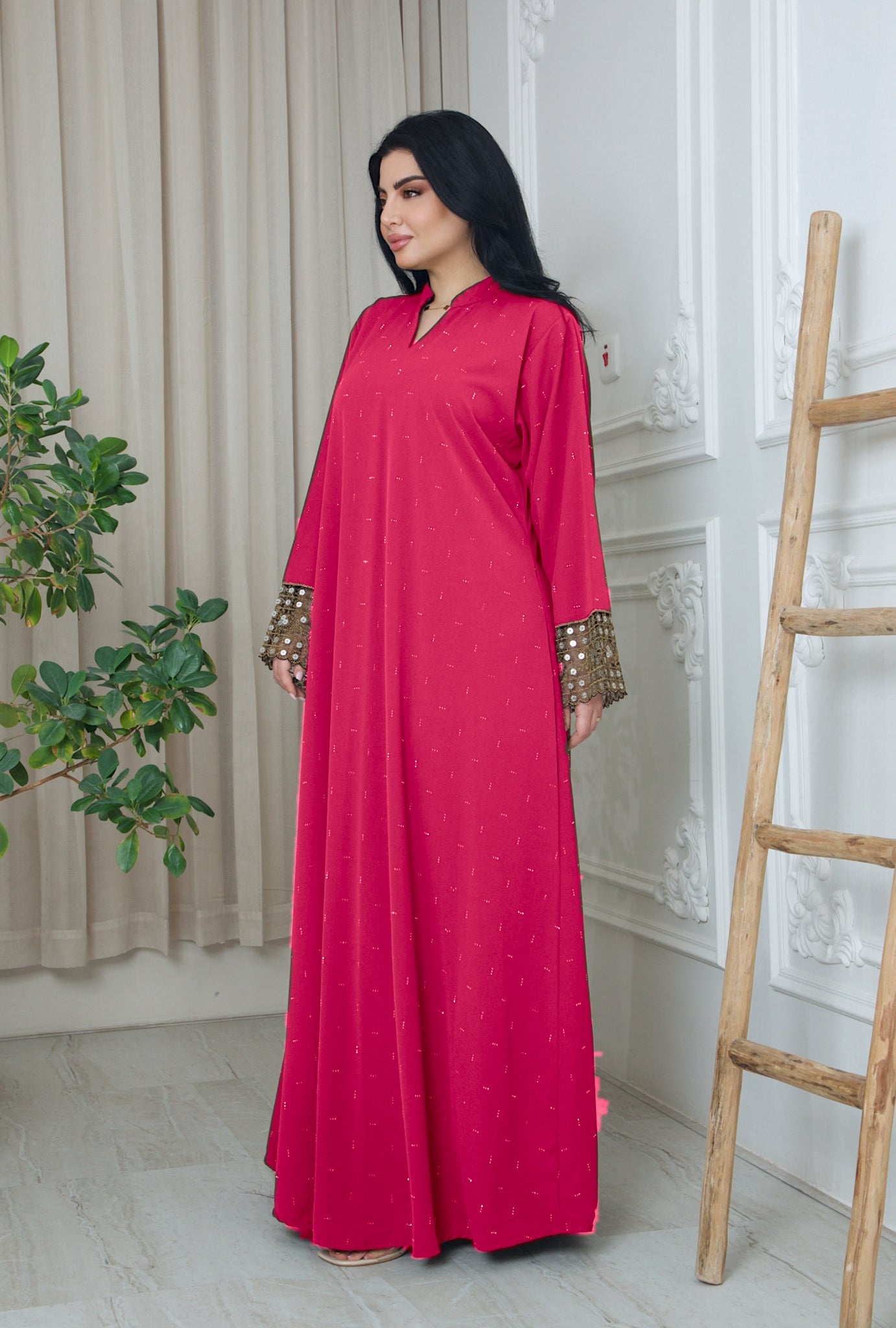 DR-4697 - جلابية ذوق راقٍ بإطلالة محتشمة