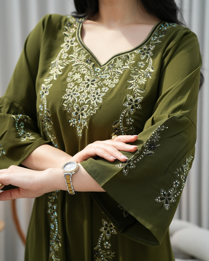 Majestic Grace Eid Jalabiya – A Modern Expression of Saudi Elegance - 4443