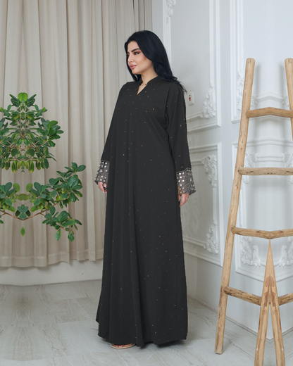 Bk-4697 - جلابية ذوق راقٍ بإطلالة محتشمة