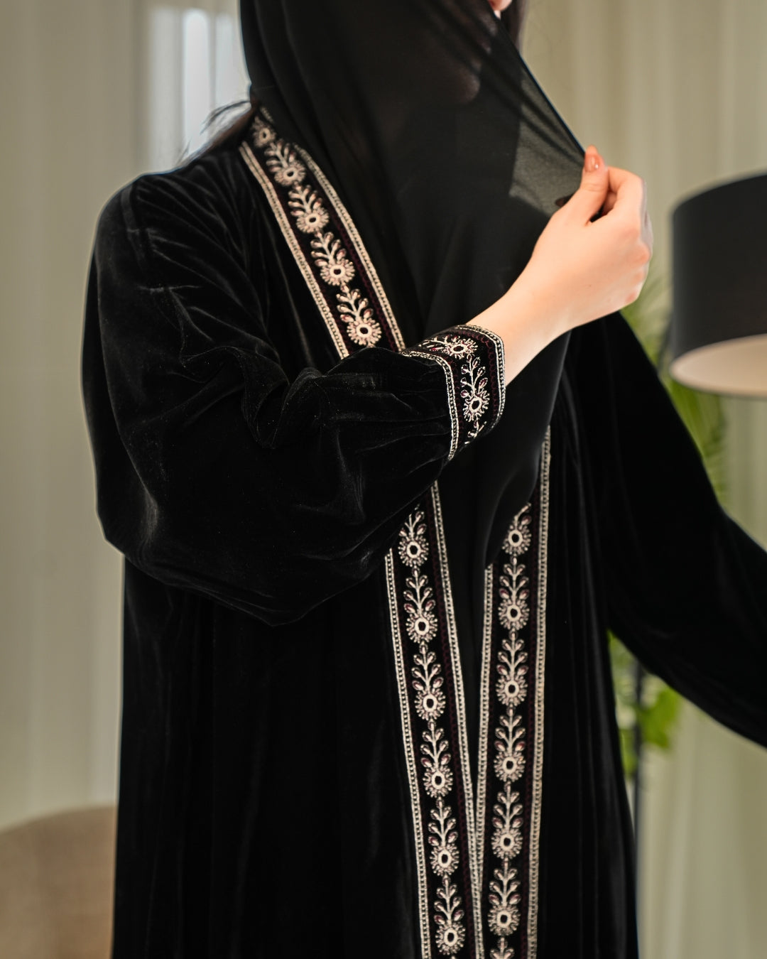Winter Classic Abaya with Modern Cut – Timeless Modest Style By Bint Al Bilad - AB010