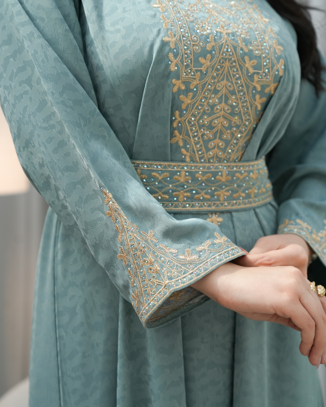 Majestic Grace Eid Jalabiya – A Modern Expression of Saudi Elegance - 4410