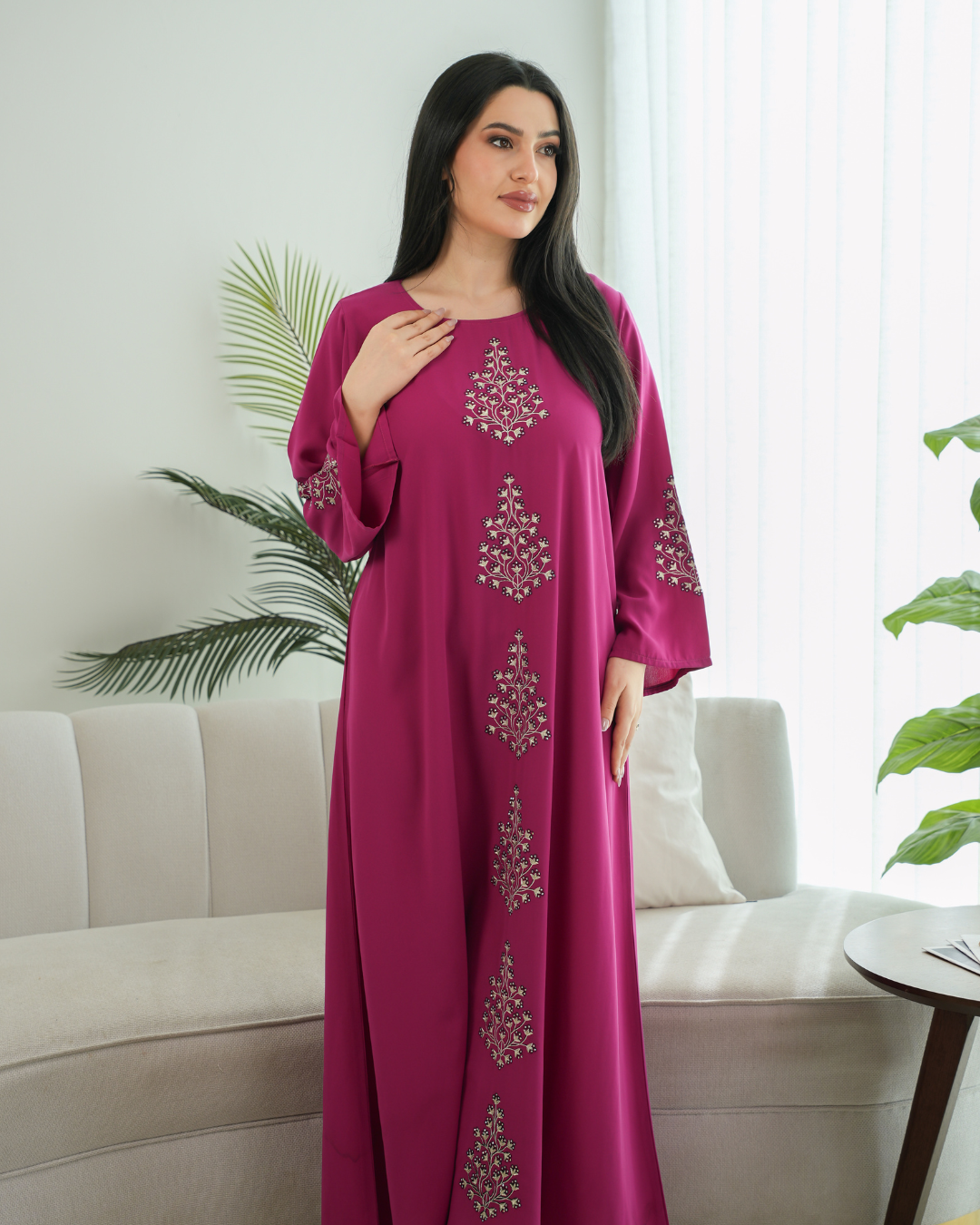 Majestic Grace Jalabiya – Where Saudi Elegance Meets Modern Style - 4555