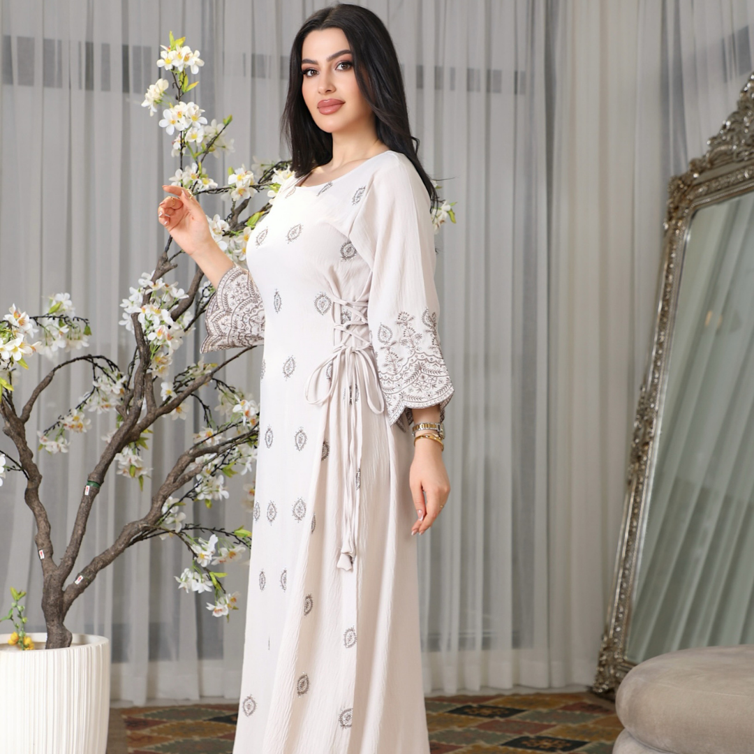 BintAlBilad Saudi Summer Jalabiya For Women New Collection Luxury Desi – Bint Al-Bilad