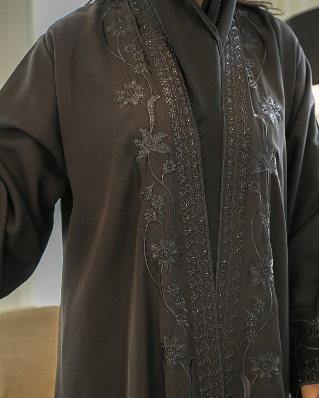 Classic Abaya with Modern Cut – Timeless Modest Style By Bint Al Bilad - AB002