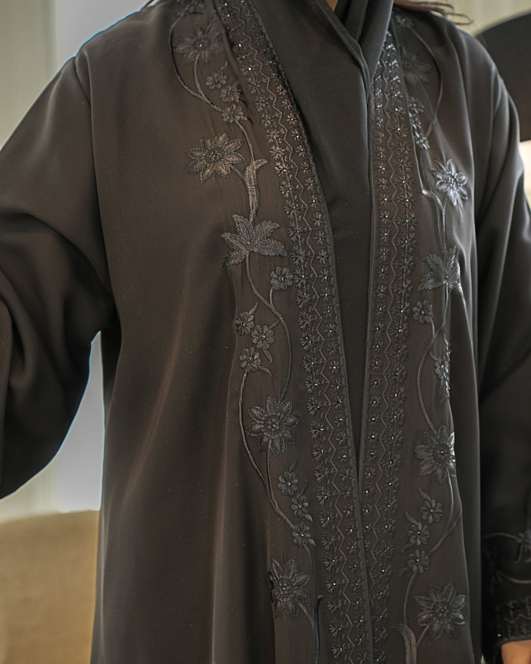 Classic Abaya with Modern Cut – Timeless Modest Style By Bint Al Bilad - AB002
