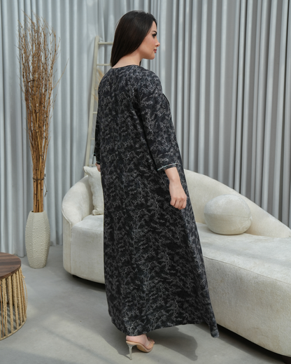 ZR721 - جلابية ذوق راقٍ بإطلالة محتشمة