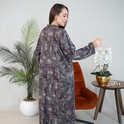 Elegant winter jalabiya with a distinctive modern design - DB226