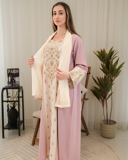 ZR720 - جلابية ذوق راقٍ بإطلالة محتشمة