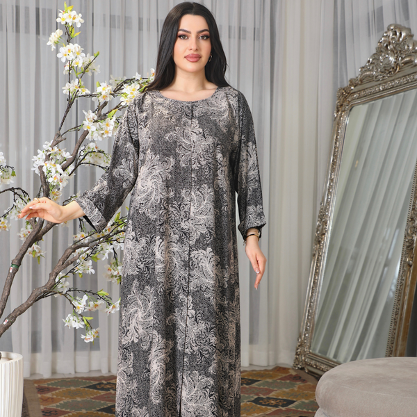 جلابية بنت البلاد السعودية الصيفية للنساء من مجموعة بنت البلاد الجديدة بتصاميم فاخرة - 4392