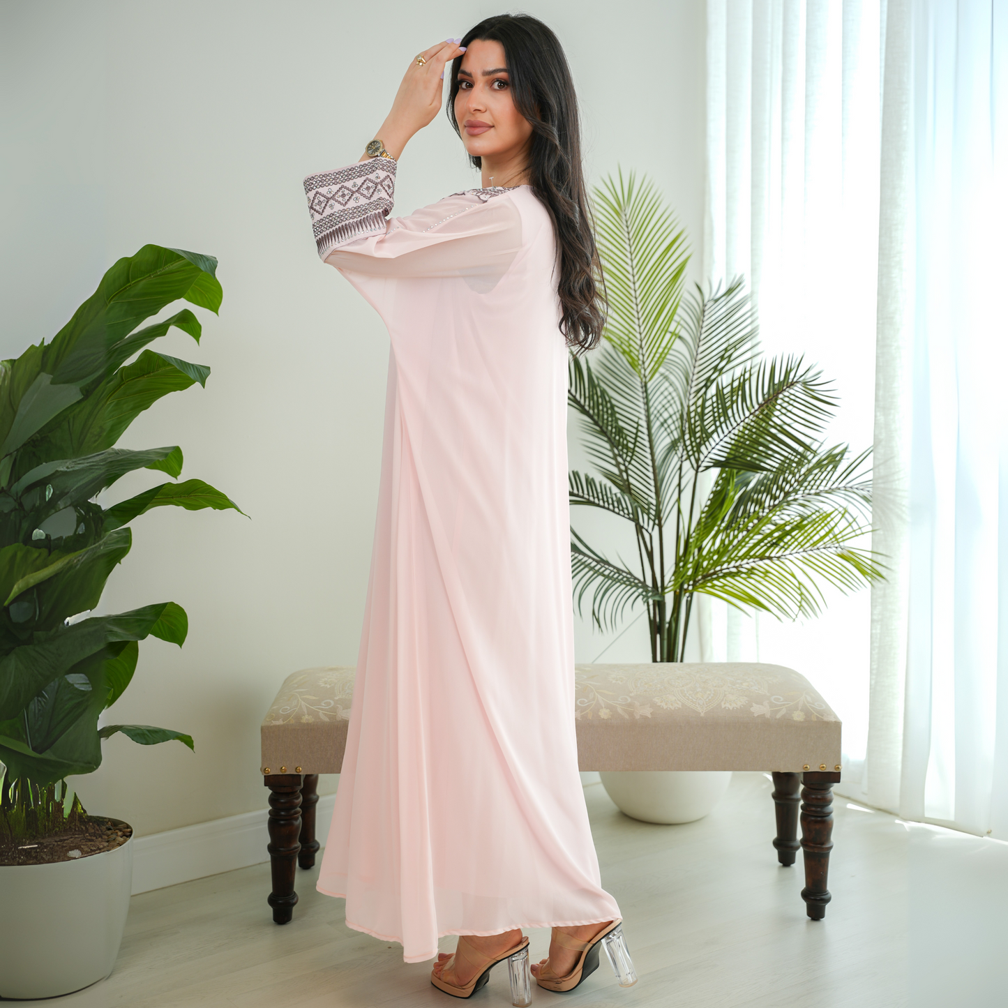 Bint Al-Bilad New Summer Collection 2025 | Stylish Jalabiyas & Kaftans - 4498