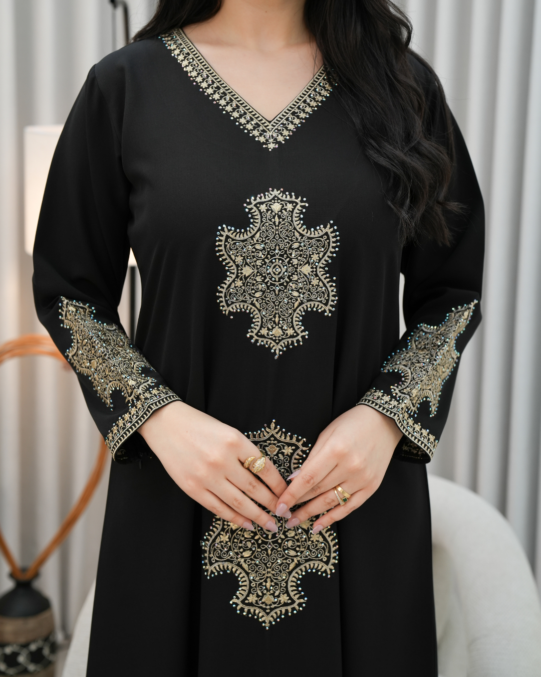 Majestic Grace Eid Jalabiya – A Modern Expression of Saudi Elegance - 4396