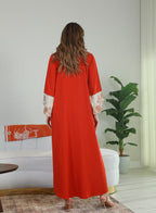 BintAlBilad Saudi Summer Jalabiya For Women New Collection Luxury Designs - ZR440