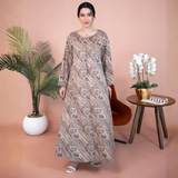 Elegant winter jalabiya with a distinctive modern design - 4573