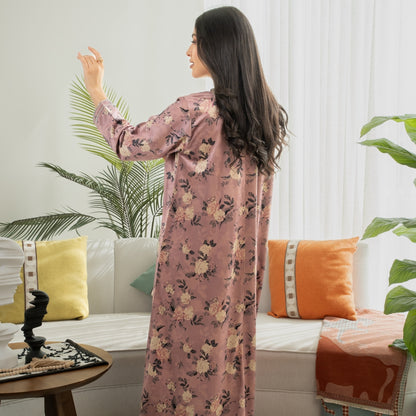 Elegant winter jalabiya with a distinctive modern design - 4597