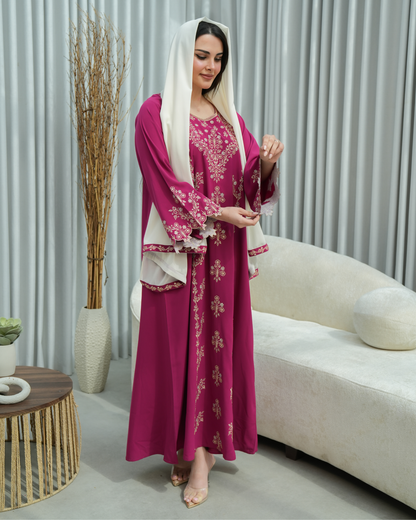 ZR725 - جلابية ذوق راقٍ بإطلالة محتشمة