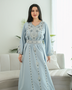 Majestic Grace Jalabiya – Where Saudi Elegance Meets Modern Style - 4590