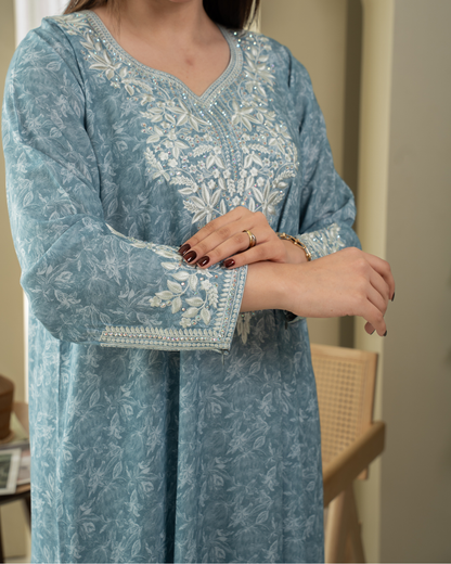 ZR738 - جلابية ذوق راقٍ بإطلالة محتشمة