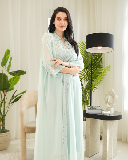 Majestic Grace Eid Jalabiya – A Modern Expression of Saudi Elegance - 4517