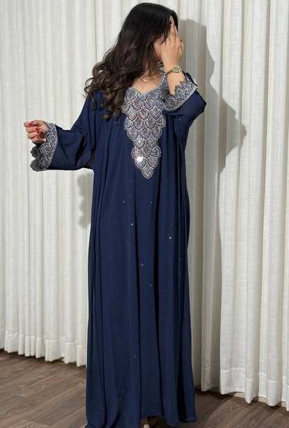 Zr786 - جلابية ذوق راقٍ بإطلالة محتشمة