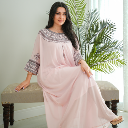 Bint Al-Bilad New Summer Collection 2025 | Stylish Jalabiyas & Kaftans - 4498
