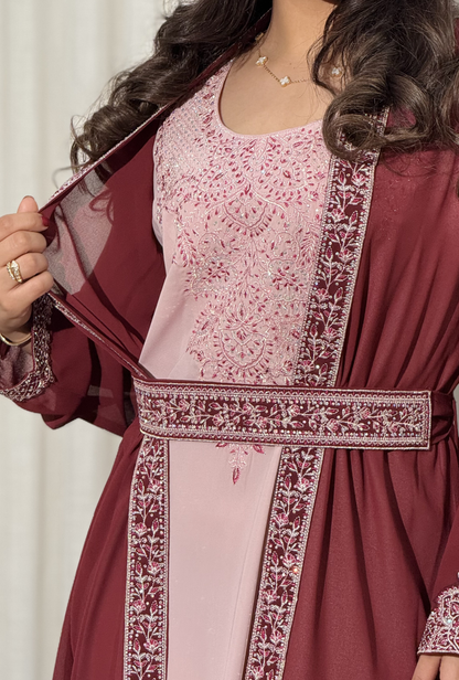 Zr748 - جلابية ذوق راقٍ بإطلالة محتشمة