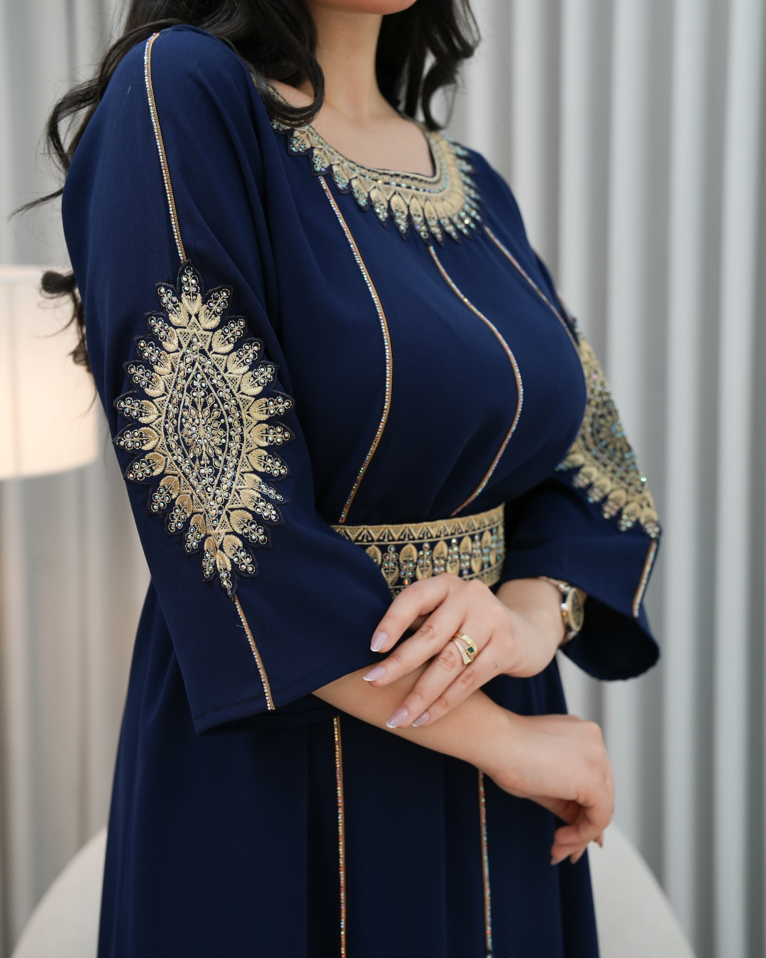 Majestic Grace Eid Jalabiya – A Modern Expression of Saudi Elegance - 4408