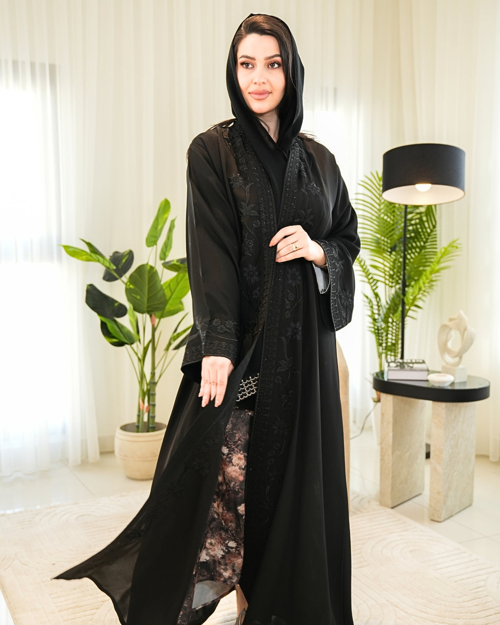 Classic Abaya with Modern Cut – Timeless Modest Style By Bint Al Bilad - AB002