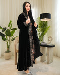 Winter Classic Abaya with Modern Cut – Timeless Modest Style By Bint Al Bilad - AB010