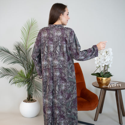 Elegant winter jalabiya with a distinctive modern design - DB226