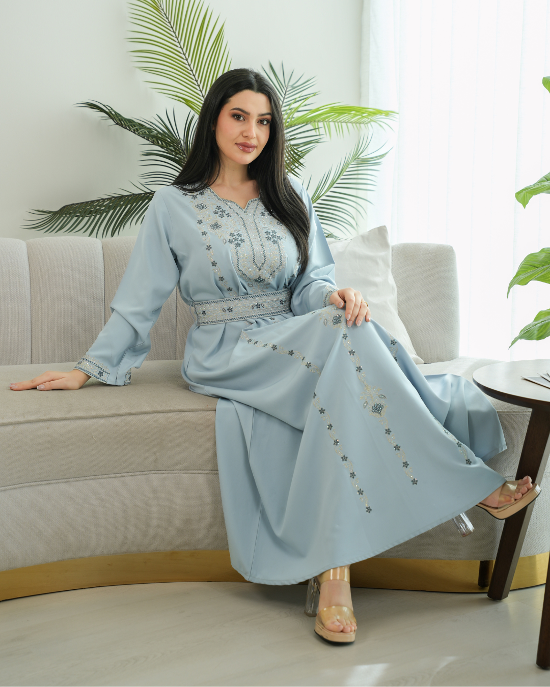 Elegant Eid Ul Fitr jalabiya with a distinctive modern design - 4590