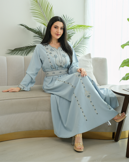 Elegant Eid Ul Fitr jalabiya with a distinctive modern design - 4590