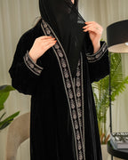 Winter Classic Abaya with Modern Cut – Timeless Modest Style By Bint Al Bilad - AB010