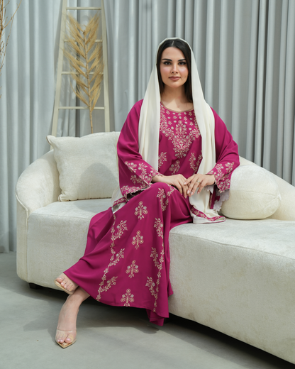 ZR725 - جلابية ذوق راقٍ بإطلالة محتشمة