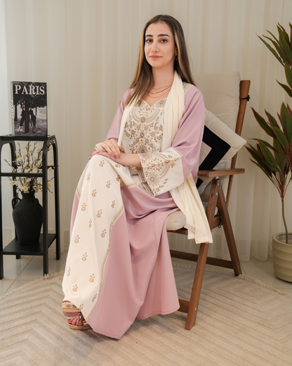 ZR720 - جلابية ذوق راقٍ بإطلالة محتشمة